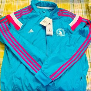 adidas Limited Edition 2016 Boston Marathon Anthem Running Jacket Women’s Large